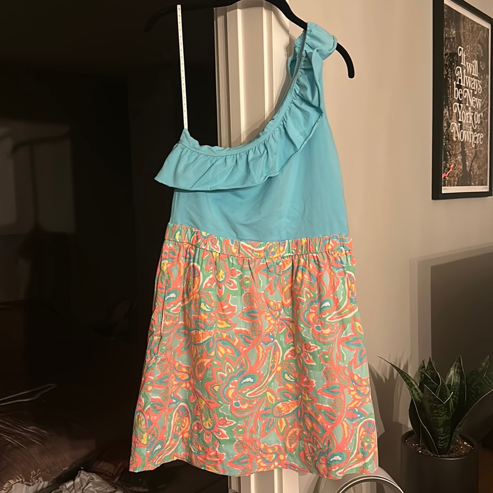 Lilly Pulitzer One Shoulder Dresss